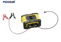 Chargeur rapide à impulsions FOXSUR 2027 12V 10A 24V 5A pour batteries au plomb de voitures, camions et motos
