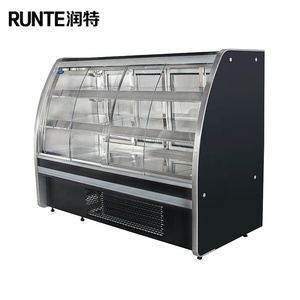 Vitrine Réfrigérée Verticale Premium à Refroidissement Direct avec Verre Courbé pour <span class=keywords><strong>Boucherie</strong></span>, Viande Fraîche (Bœuf, Agneau, Poulet) - Product Image 1