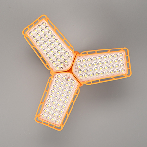 พัดลมเพดาน LED 5 ใบพัด ตัวพัดพลาสติก ขั้ว E27 แรงดันไฟฟ้า AC 85-265V ติดตั้งแบบฝัง 3500K แสงวอร์มไวท์ ดีไซน์ทันสมัย มอเตอร์ DC รุ่น Agi32 - Product Image 1