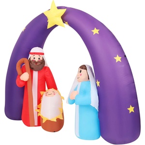 Crèche de Noël gonflable Yuyang pour l'extérieur, scène de la Nativité familiale gonflable, fournisseur en gros de Noël - Product Image 2