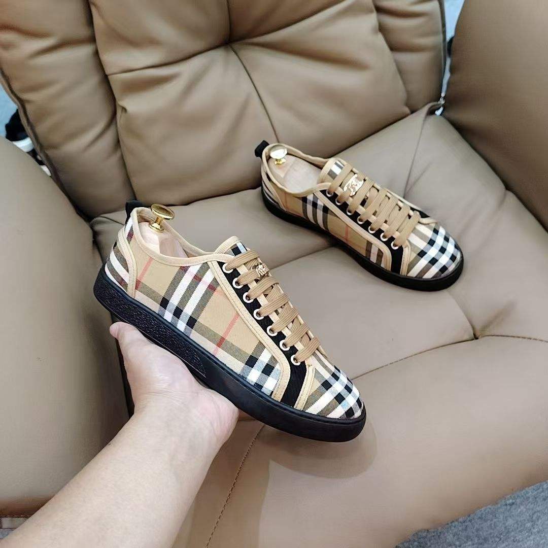 Sneakers Zapatos Burberry De Mujer Burberry Zapatillas De Piel