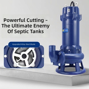 Bomba Sumergible para Aguas Residuales con Cortador, Potencia de 1.5 HP, Flujo de 15 Metros Cúbicos por Hora, Salida de 2 Pulgadas, Aplicable para Tratamiento de Agua - Product Image 2