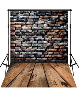 3D-Design, ausgefranster und im Retro-Stil gehaltener Ziegelwand-Themen-Hintergrund, wunderbarer Hängebehang für Fotografie-Hintergrunddekoration - Product Image 2
