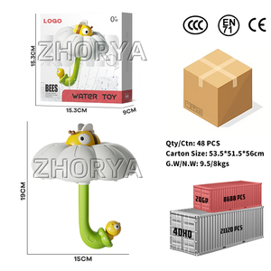 Zhorya été <span class=keywords><strong>bain</strong></span> eau pulvérisateur <span class=keywords><strong>jouet</strong></span> abeille parapluie fleur <span class=keywords><strong>bain</strong></span> jouets pour enfants salle de <span class=keywords><strong>bain</strong></span> - Product Image 6