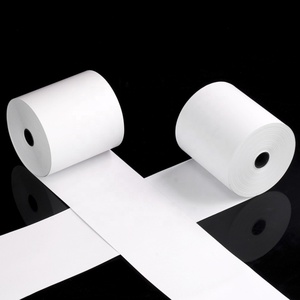Papel Térmico de Grado A al por Mayor, 57x40mm, 80x70, 2 1/4\" X 50', Rollo de Papel para Caja Registradora de una Sola Capa sin Núcleo, 48-80gsm - Product Image 1
