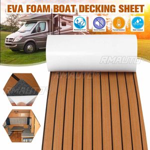 2400x600x5/6mm EVA Foam Boat Flooring Teak Foam Decking for Boats EVA Foam Sheet Marine Flooring Teak Boat <b>Yacht</b> Floor Carpet - Product Image 1