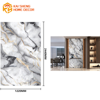 Personnalisation en gros feuille de marbre UV PVC panneau décoratif mural flexible pour villa chambre à coucher salle de bain panneaux muraux d'intérieur