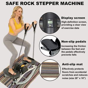 Appareil de fitness à basse intensité RS Indoor Rock <span class=keywords><strong>Stepper</strong></span> pour entraînements à domicile, simulateur de marche latérale en métal - Product Image 3