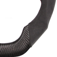 Volant de voiture en fibre de carbone professionnel, design personnalisé pour VW Jetta GLI