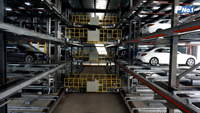 Sistema de Estacionamiento Vertical Mecánico Inteligente para Autos, Tipo Carrusel, con Capacidad de 2000 kg