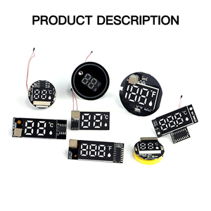 แผงวงจรวงจรวงจร PCB สำหรับขวดน้ำอุณหภูมิของน้ำแผงวงจรสำหรับการพัฒนาโครงการ PCBA แสดงอุณหภูมิ - Product Image 6