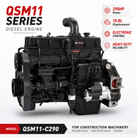 Motor Diésel SCDC CUM Serie QSM11 de 290HP, 1800rpm, 6 Cilindros, Control Electrónico con ECU, Usado para Maquinaria de Construcción
