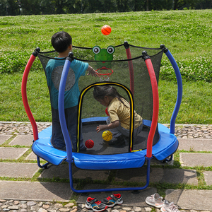 Zoshine 55 \ "trong nhà <span class=keywords><strong>Mini</strong></span> Trampoline chơi an toàn Toddler an toàn bao vây Net quà tặng cho trẻ em ngày sinh nhật lứa tuổi 1-6 làm bằng bọt PVC - Product Image 5