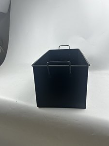 Moderno Portacenere Quadrato in Acciaio per Caminetto, Verniciato a Polvere Nera con Bruciatore per Legna, Decorazione per la Casa - Product Image 4