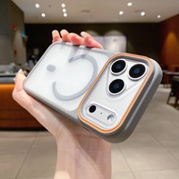 Nouvelles coques de téléphone intelligentes magnétiques sans fil pour iPhone 16 15 Pro Max, coque arrière antichoc pour iPhone 13 14 12