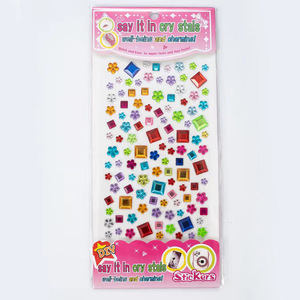 <span class=keywords><strong>Adesivi</strong></span> di cristallo brillante per bambini album fai da te <span class=keywords><strong>adesivi</strong></span> con diamanti con gemme di cristallo - Product Image 4