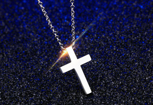Custom Uomini della Collana Dei Monili del Commercio All'ingrosso di Gioielli In Acciaio Inox Ciondolo Croce <span class=keywords><strong>Preghiera</strong></span> Inciso Christian - Product Image 6
