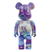 Artisanat personnalisé en résine d'art brique d'ours 1000% 70cm Sculpture brique d'ours en marbre violet 400% 28cm pour les ornements décoratifs pour la maison