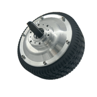 Motor DC Brushless Berkualitas Tinggi 6 Inci dengan Gear untuk E-bike, Robot, E-skateboard dengan Rem Cakram