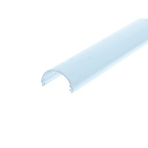 Perfil de Canal para Barra LED de Aluminio Anodizado de 3 Metros, 2 mm de Grosor, con Cubierta Redonda Blanca Leche, Perfil de Luz LED T5 Temper - Product Image 2