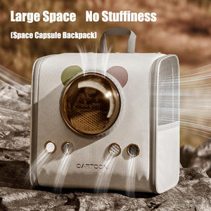 Large Capacity Space Capsule Design Pet Carrier Breathable <b>Backpack</b> for <b>Cats</b> and Dogs - Product Image 3