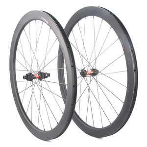 <span class=keywords><strong>Roues</strong></span> de bicyclette en carbone asymétriques à conception asymétrique, arc-en-ciel, 29mm de largeur, moyeux EXP 240S - Product Image 2