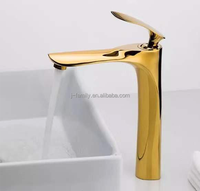 Robinet de lavabo de salle de bain et robinet de cuisine en laiton, poignée unique, électrique, contemporain, mural, avec valve en céramique