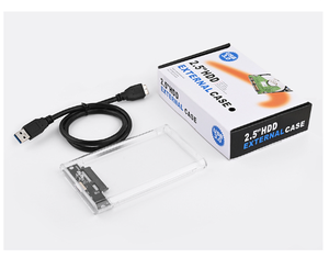 Carcasa de <span class=keywords><strong>disco</strong></span> <span class=keywords><strong>duro</strong></span> externo USB3.0 a SATA3.0 con cable <span class=keywords><strong>para</strong></span> HDD de 2,5 pulgadas y SSD SATA Interface Gard Clear - Product Image 2