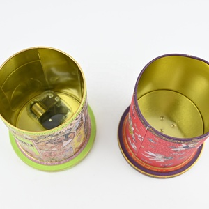 Scatola Musicale in Latta, Carillon in Latta, Giostra Musicale in Latta a Otto Toni, Confezione Regalo in Latta - Product Image 6