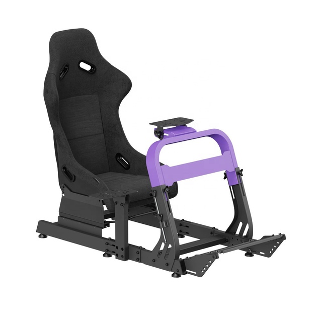 LRS18-BS02 Gaming Racing Cockpit Machine Sim Simulator Cockpit with Gear Shift Mount & Seat for PS4 PS5 Xbox PC G29 G920 Car GTR
