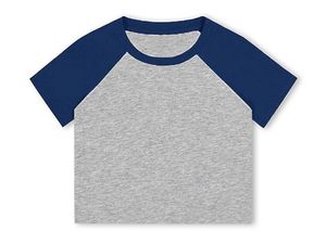 T-<span class=keywords><strong>shirt</strong></span> décontracté d'été pour <span class=keywords><strong>femme</strong></span> RUICHI en coton et élasthanne 220 GSM, <span class=keywords><strong>col</strong></span> <span class=keywords><strong>rond</strong></span>, manches raglan, coupe courte, vierge - Product Image 4