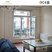Ventana Abatible Multishades OEM ODM Impermeable con Herrajes Alemanes y Certificación CE para Proyectos del Golfo