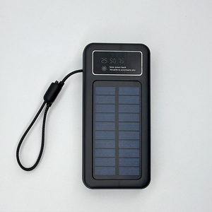 Banco de Energía Solar de Alta Capacidad 20000mah PD 22.5W con 4 Cables Integrados y Pantalla Digital - Product Image 4