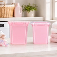 PP Carré En Plastique Dosettes De Linge Paquet Boîte D'emballage En Plastique pour Détergent À Lessive Dosettes Vide Capsules De Lavage Emballage