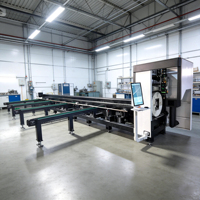 Machine de découpe de tubes laser à fibre en acier inoxydable, 6M de long, diamètre 250mm, 1.5KW/2KW/3KW/6KW, chargement/déchargement automatique