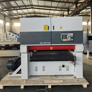 1300mm automático de alta resistencia 3 cabezales de rodillos espesor de madera cepilladora imprimación lijadora de banda ancha cepilladora - Product Image 4