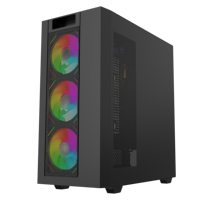 Caja de Ordenador para Juegos de Anime Personalizada, con Panel de Vidrio Templado y Malla Metálica, Ventilador RGB, Pantalla de Temperatura, a Prueba de Polvo, de Plexiglás