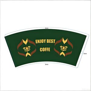 PE Coated Waterproof cup paper wall paper <b>materials</b> Eco-Friendly Food Grade Disposable Paper Cup Fans in pieces - Product Image 1