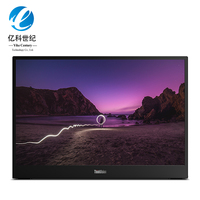 Moniteur portable Lenovo ThinkVision M16 Mini 16 pouces FHD 60Hz 300 nits 45% NTSC Écran IPS USB Type-C Affichage personnel et domestique