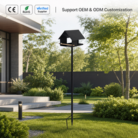 Mangeoire à oiseaux JH-Mech avec support, base stable, OEM ODM, personnalisable, pour extérieur, jardin, cour, système de poteaux en métal pour mangeoire à oiseaux