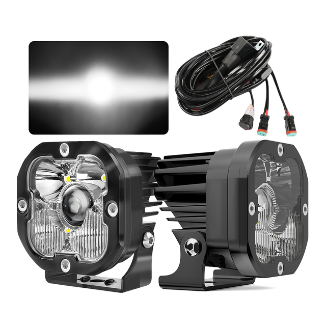 New 3inch LED Working Light for Car Truck Tractor Motorcycle Off-road Vehicle Driving Fog Lamp IP68 Waterproof 6000K