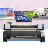 Impresora de Tinta de Sublimación Comercial de Alta Velocidad de 1800 mm I3200, Impresora de Banderas de Doble Cabezal I3200 para Publicidad Exterior