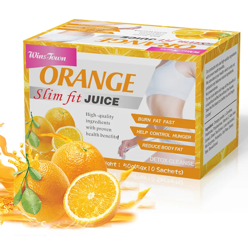 Neuankömmling Abnehmen Orange Slimming Fit Saft Instant Konzentrat Pulver