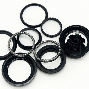 Kit de potence de VTT 44 mm en acier noir usiné pour fourche durable, accessoire de potence de fourche usinée, collier de guidon 29,6-31,0 mm, 31,8 mm - Product Image 1