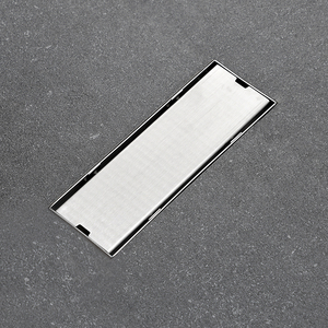 Design moderne personnalisé longue tuile linéaire insérer siphon de sol en acier inoxydable salle de bain grille de <span class=keywords><strong>douche</strong></span> pour l'hôtel - Product Image 3