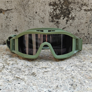 Lunettes de sécurité tactiques vertes DSF69, lunettes de tir CS pour l'extérieur, résistantes aux chocs, pour le cyclisme, les sports tout-terrain, lunettes de protection - Product Image 1