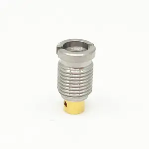 Stainless Steel RF Coaxial Crimp Straight Bulkhead SMP Male Connector