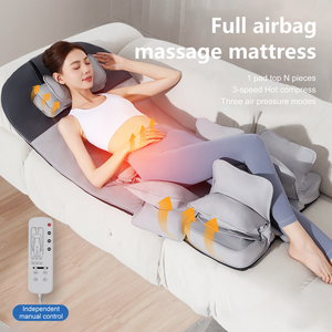 Nuevo diseño de tamaño estándar de cuerpo completo vibrador memoria Shiatsu masaje cojín colchón cuello masajeador - Product Image 5