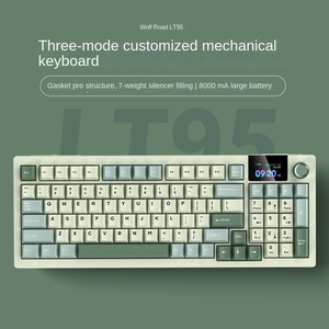 LangTu LT95 giá trị màu cao e-thể thao Bàn phím cơ RGB Backlit USB-C lập trình tùy chỉnh ba chế độ không dây - Product Image 5