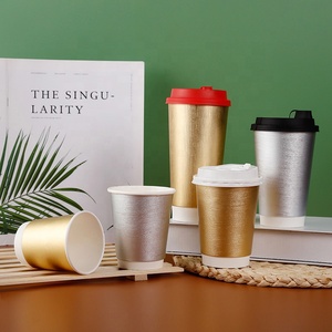Vaso de Papel Aislado para Café Caliente con Logotipo Personalizado de GTA5, 4, 6, 8, 9, 10, 12 oz, Vaso de Papel Negro, Embalaje Alimentario - Product Image 6